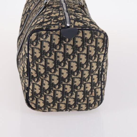 DIOR Trotter Canvas Hand Bag Navy - Picture 6 of 12